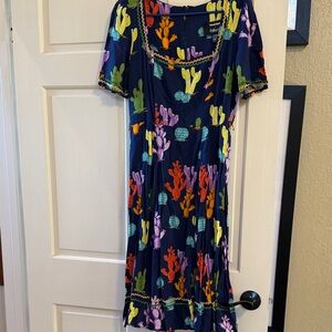 ModCloth x collector cactus dress . Belt is missing